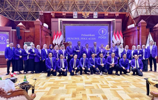 PDGI Aceh Utara Dikukuhkan, Siap Wujudkan Senyum Sehat