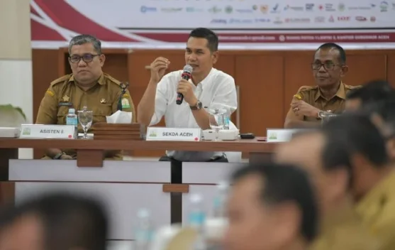Sekda Aceh Dihadapan Mahasiswa, Paparkan Capaian Pemulihan Pascabencana