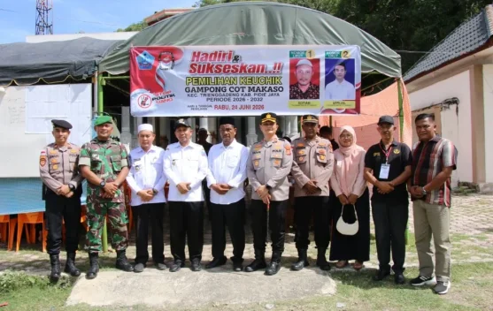 Pemkab Pidie Jaya Monitoring Pemilihan Keuchik Serentak