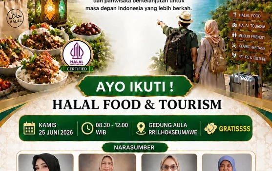 GESID dan RRI Lhokseumawe Adakan Halal Food & Tourism