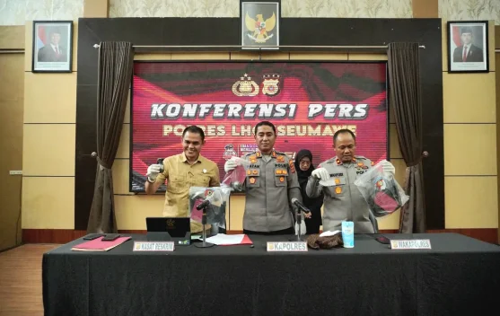 Polres Lhokseumawe Tuntaskan Pengungkapan Kasus Penembakan di Alue Lim