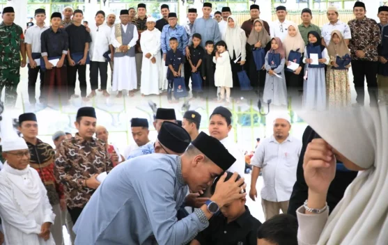 Wabup Aceh Utara Santuni Yatim Peringati Hari Asyura