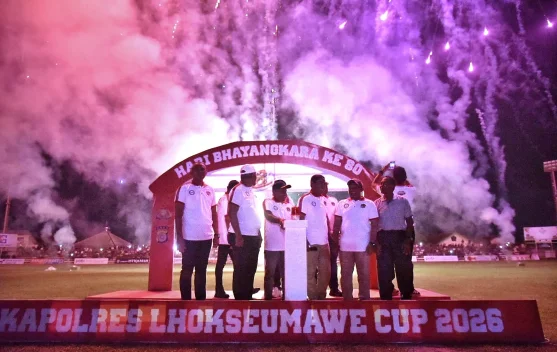 Turnamen Sepak Bola Kapolres Lhokseumawe Cup Resmi Digelar