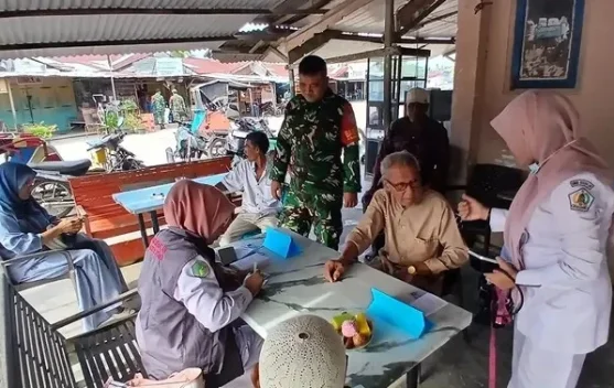 Bakti Kesehatan TNI di Terminal, Warga Antusias Periksa Kesehatan