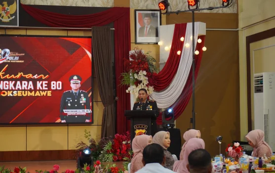 Syukuran Hari Bhayangkara ke-80, Kapolres Ajak Semua Pihak Jaga Keamanan Daerah
