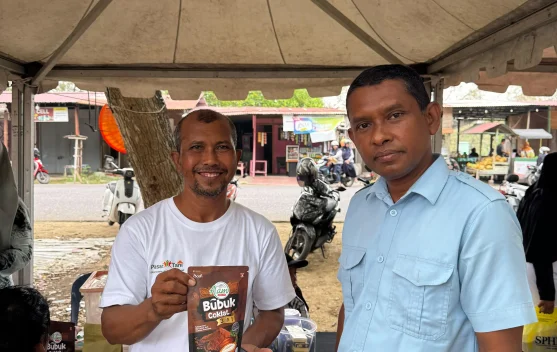 UMKM Alam Coklat Manfaatkan Pasar Tani Lhokseumawe Perluas Pemasaran Produk