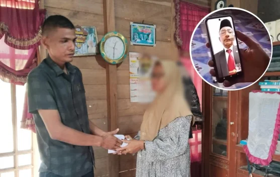 Peduli Korban Kekerasan Anak di Aceh Timur, Haji Uma Utus Staf Serahkan Bantuan