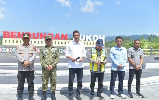 Sekda Aceh Hadiri Peresmian Bendungan Rukoh oleh Presiden Prabowo