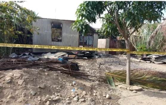 Rumah Semi Permanen di Peudada Ludes Terbakar, Polisi Selidiki Penyebab Kebakaran