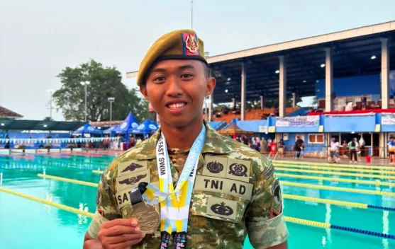 Prajurit Yonarhanud 5/CSBY, Hatrick Medali Kejurnas Renang Kemenpora 2026