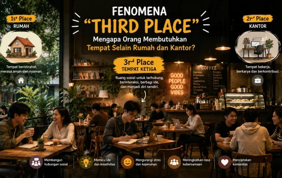 Fenomena "Third Place" Mengapa Orang Membutuhkan Tempat Selain Rumah dan Kantor?
