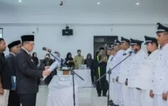 Bupati Pidie Jaya Lantik 31 Keuchik Terpilih Periode 2026–2032