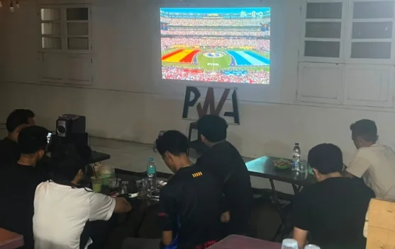 Nobar Pildun DPP-PWA dan MABC Penuh Semangat