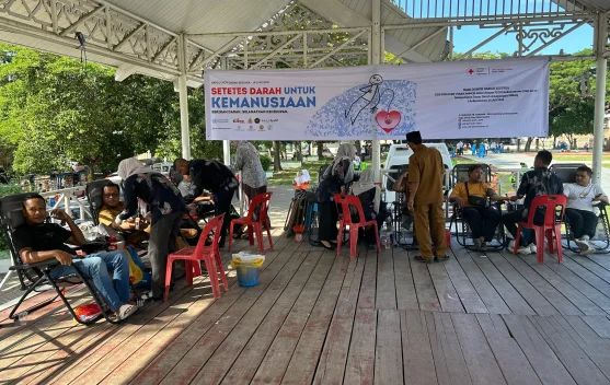 Hari Donor Darah Sedunia, UDD PMI Aceh Utara Himpun 100 Kantong Darah