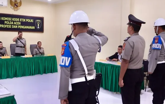 Polda Aceh PTDH Anggota Polres Aceh Selatan yang Terlibat Dugaan Perampokan