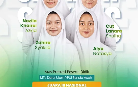 MTs Darul Ulum Banda Aceh Sabet Juara III Inovasi Digital Nasional