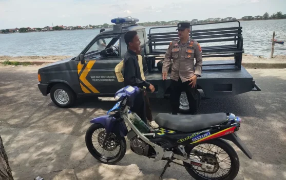 Antisipasi Balap Liar saat Salat Jumat, Polsek Banda Sakti Patroli di Waduk Pusong