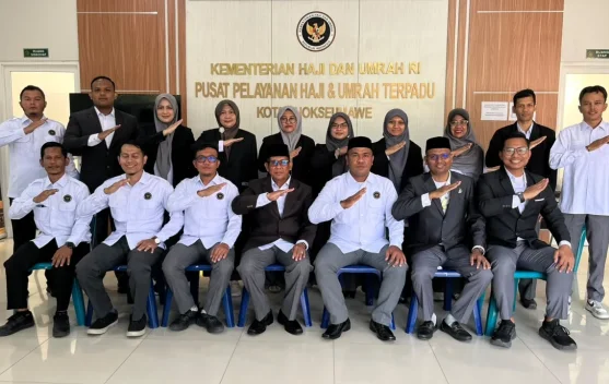 Apel Perdana Bersama 10 ASN Baru, Kemenhaj Lhokseumawe Perkuat Pelayanan Haji 2027