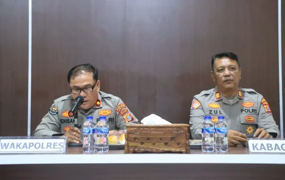 Komitmen Wujudkan Pelayanan Transparan, Wakapolres Aceh Utara Pimpin FKP