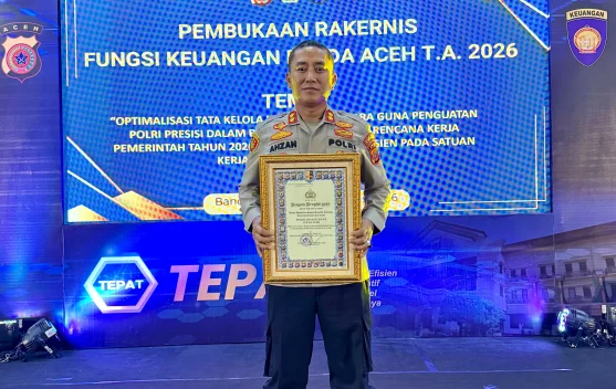 Kapolres Lhokseumawe Raih Penghargaan dari Kapolri