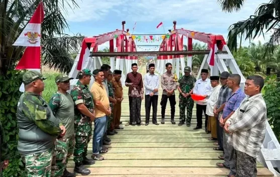 Jembatan Garuda Cot Girek Aceh Utara Kini Telah Siap