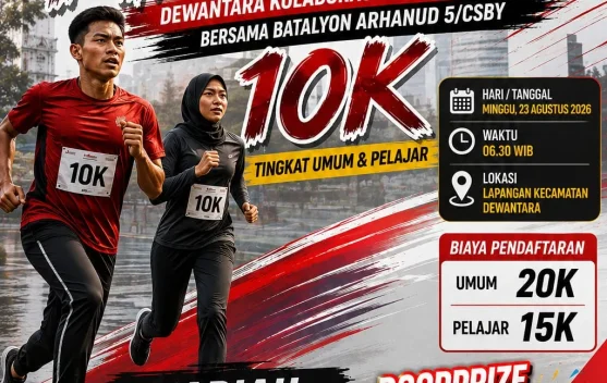 Marathon 10K Dewantara Siap Semarakkan HUT Kemerdekaan RI