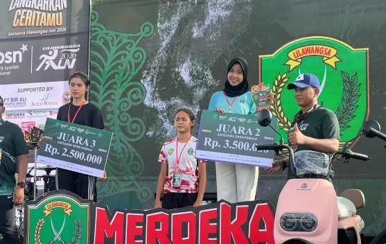 Kapolres Lhokseumawe Ikuti Merdeka Fest Lilawangsa Run, Semarakkan HUT RI ke-81