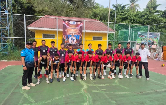 Turnamen Voli Dies Natalis ke-57 Unimal Bergulir di Sport Center Bukit Indah