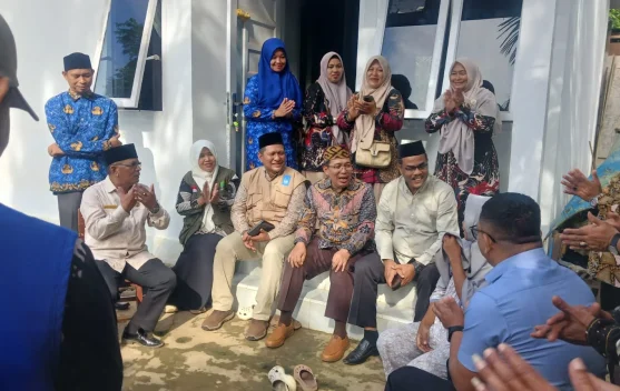Direktur Pemberdayaan Zakat dan Wakaf Kemenag Tinjau Rumah Mustahik di Aceh Utara