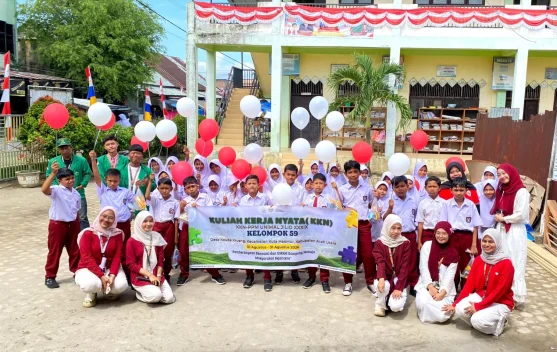 Mahasiswa KKN 59 Unimal dan SDN 2 Kuta Makmur Gelar Perlombaan Semarakan HUT RI Ke-81