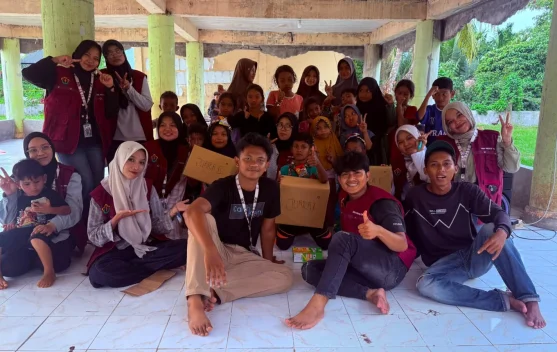 Semarak HUT Kemerdekaan, Kelompok 38 KKN Gelar Perlombaan Anak