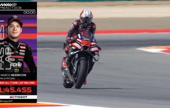 Hasil Practice MotoGP Aragon: Marco Bezzecchi Tercepat dan Pecahkan Rekor