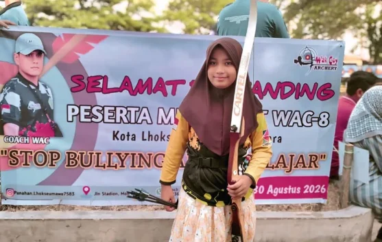 Jihan Nafisha Ukir Juara 1 Panahan WAC-8 Lhokseumawe