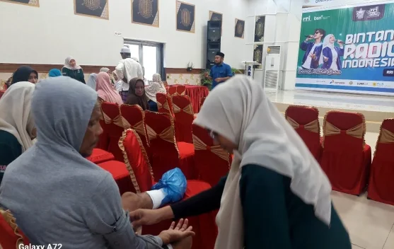 Rangkaian HUT Radio, RRI dan RS Arun Gelar Pemeriksaan Kesehatan Gratis