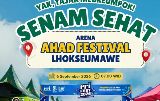 RRI Fest 2026 Siap Semarakkan Lhokseumawe
