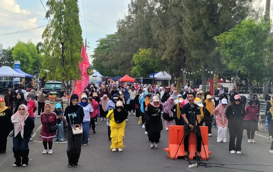 Semarak RRI Fest Lhokseumawe, Senam Pagi hingga Ratusan Doorprize