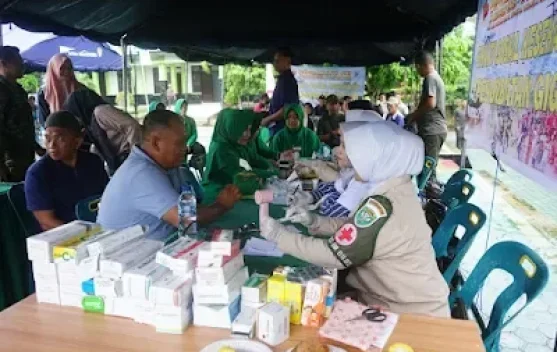 Dari Donor Darah hingga Khitanan Massal, Aksi Sosial Kodim Aceh Tamiang
