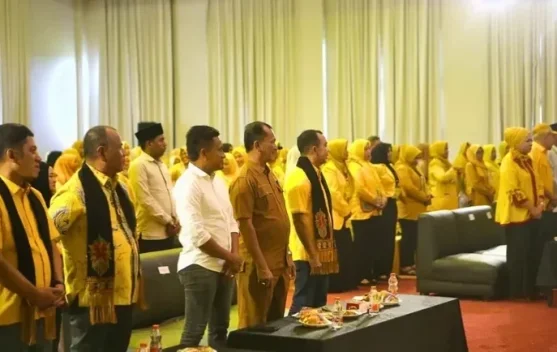 Sekda Lhokseumawe Hadiri MUSDA VI Partai Golkar