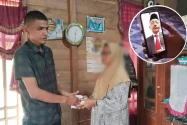 Peduli Korban Kekerasan Anak di Aceh Timur, Haji Uma Utus Staf Serahkan Bantuan