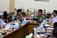 Kawal Wakaf Blangpadang, Pemprov Aceh dan Ulama Temui BWI Pusat
