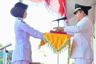 Zahrarul Assyifa, Siswi SMA 1 Lhokseumawe Pembawa Baki HUT RI