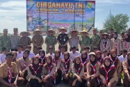 Jelang HUT ke-81 TNI, Kodim Aceh Utara Hijaukan Pesisir Seuneudon