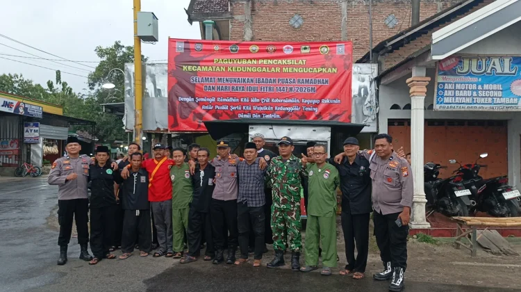 Wujud Persatuan, Paguyuban Pencak Silat Kedunggalar Pasang Ucapan Ramadhan