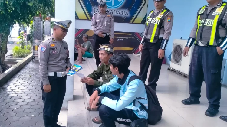 Viral Balap Liar Orang di Maospati, Satlantas Polres Magetan Edukasi Aturan Jalan