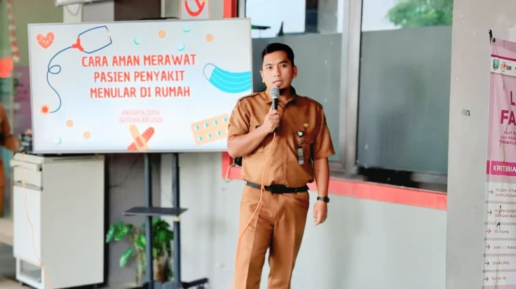 RSUD Dungus Gelar Penyuluhan Cara Aman Rawat Pasien Penyakit Menular di Rumah