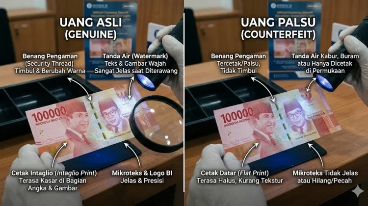 Jelang Lebaran, Polres Magetan Temukan Uang Palsu dan Imbau Warga Lebih Teliti