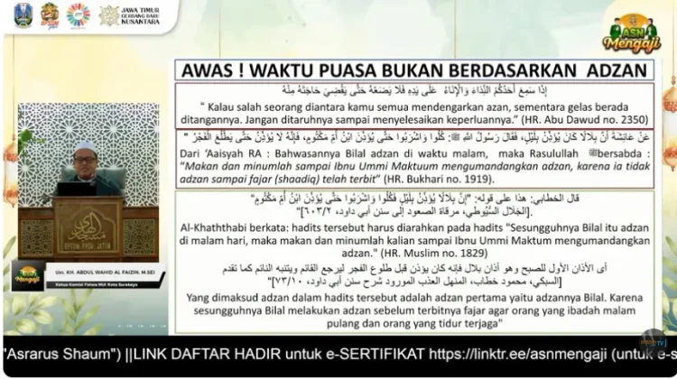 Benarkah Puasa Tidak Hanya Sekedar Berpatokan Adzan?