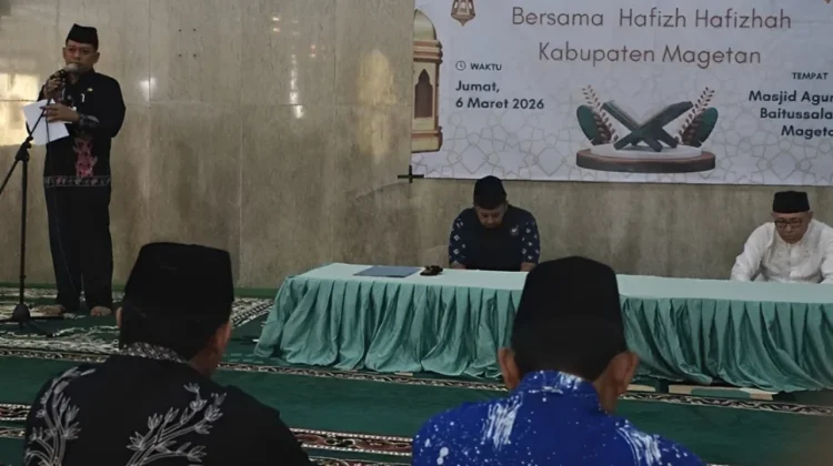 Pemkab Magetan Peringati Nuzulul Quran dengan Khataman di Masjid Agung