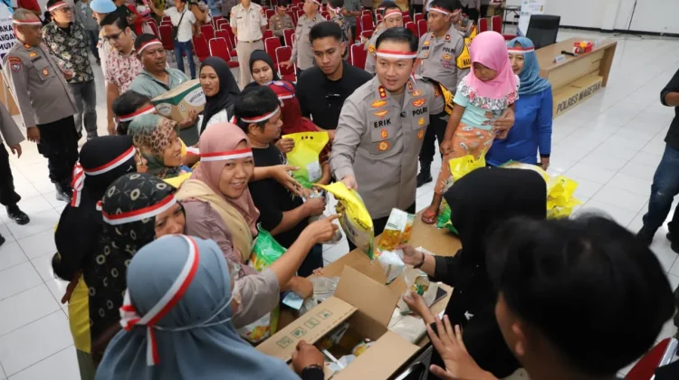 Jelang Ramadan, Polres Magetan Gelar Gerakan Pangan Murah