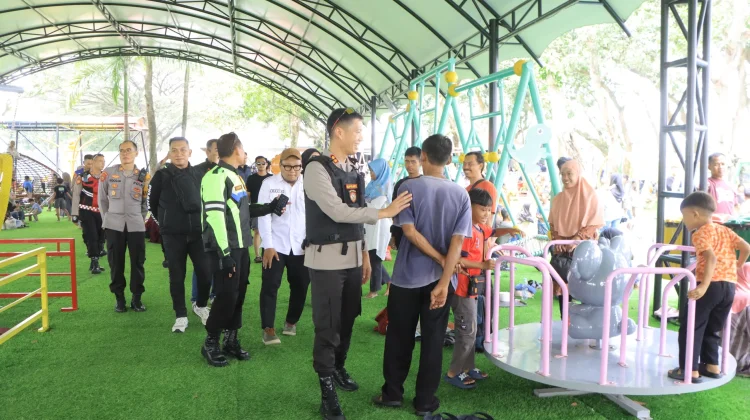 Kondusifkan Obyek Wisata, Kapolres Madiun Pastikan Libur Lebaran Aman dan Nyaman